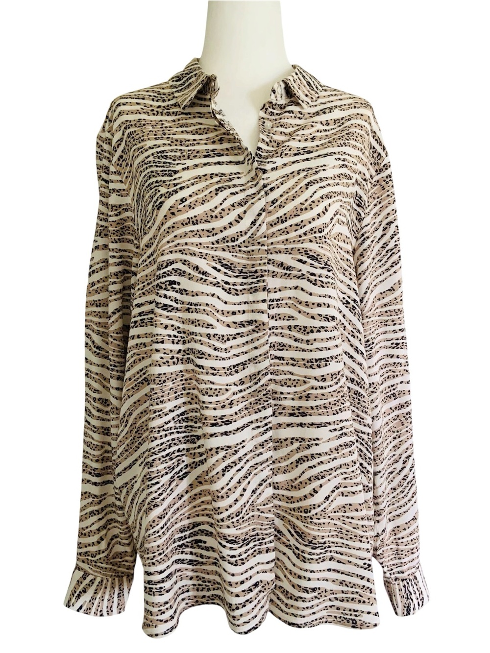 Soyaconcept Abstract Animal Print Shirt